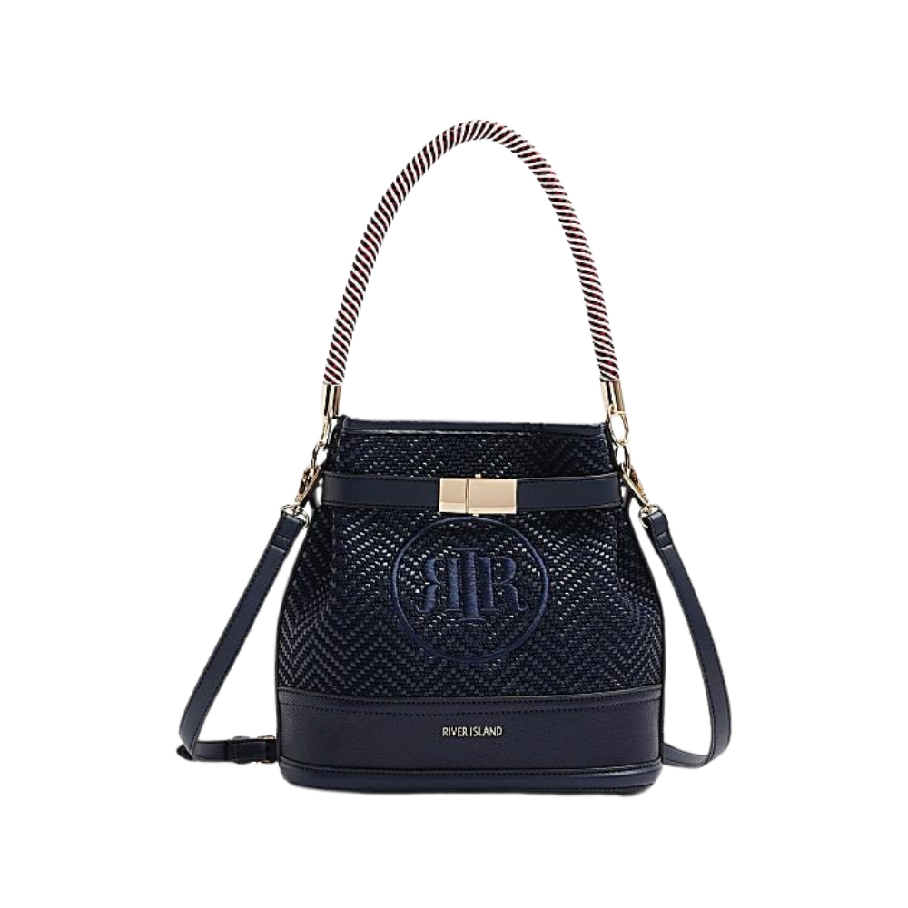 RIVERISLAND Weave embroidered  bag
